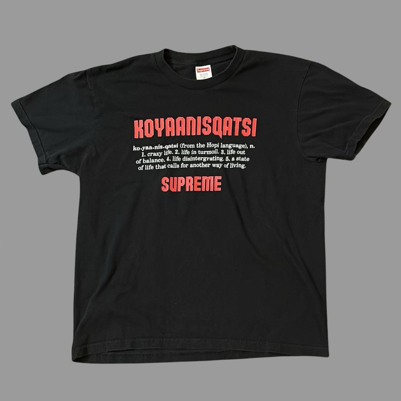 Supreme KOYAANISQATSI Tee