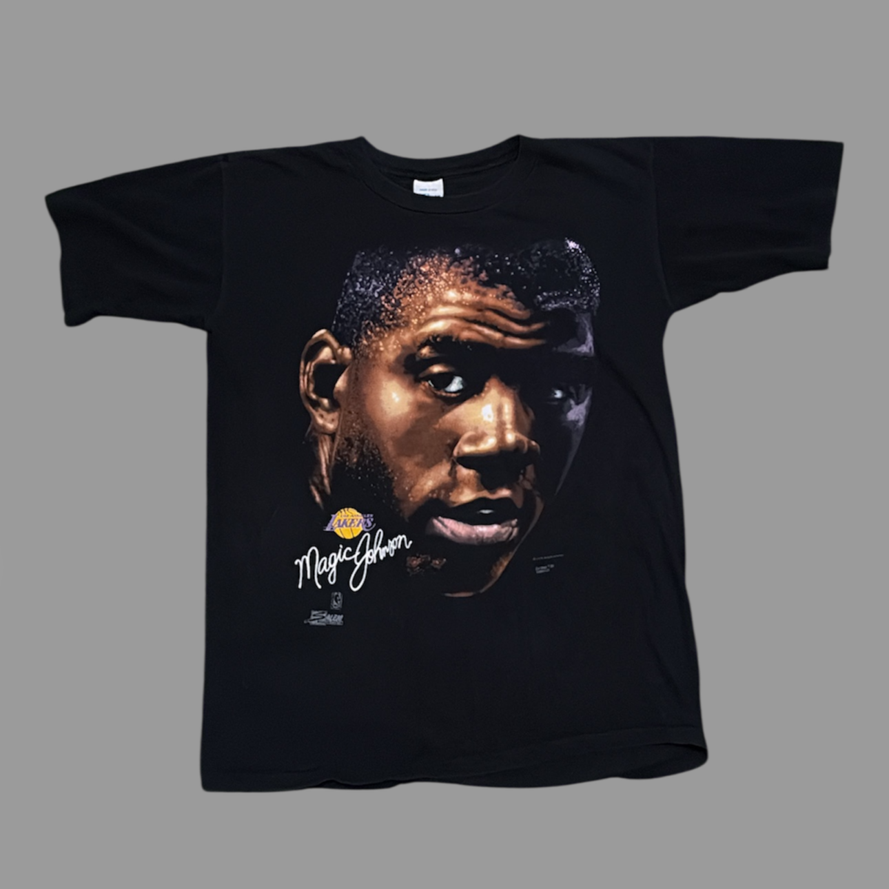 1991 Magic Johnson Big Face Tee