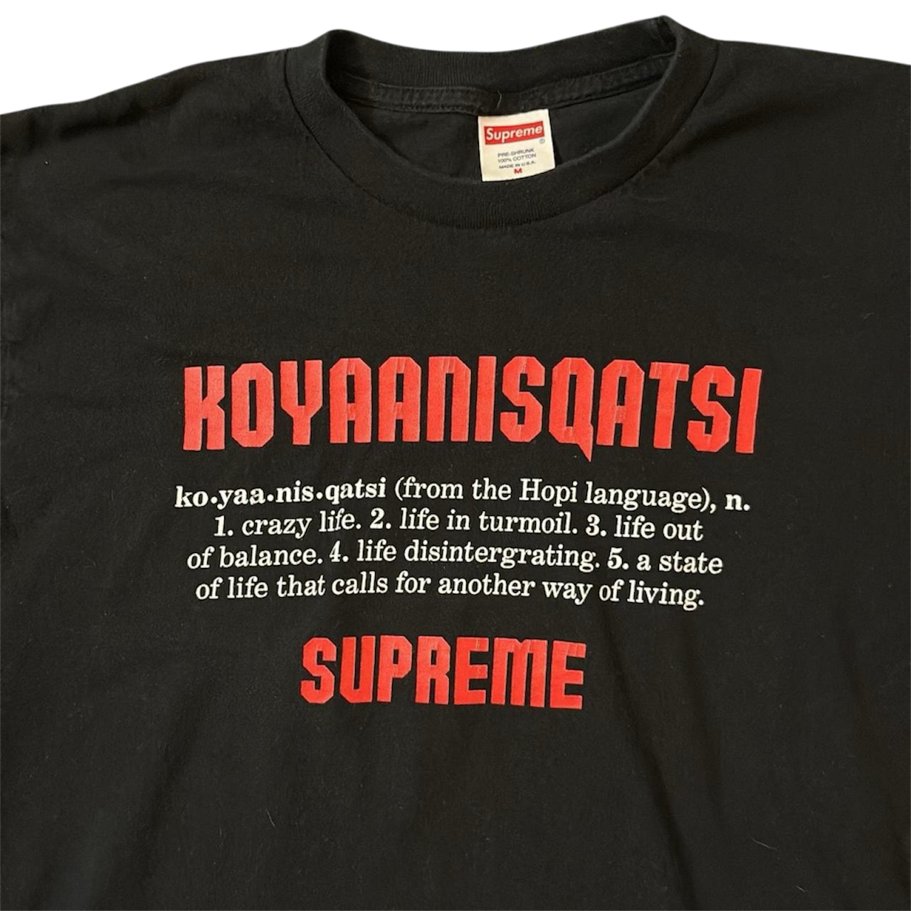 Supreme KOYAANISQATSI Tee